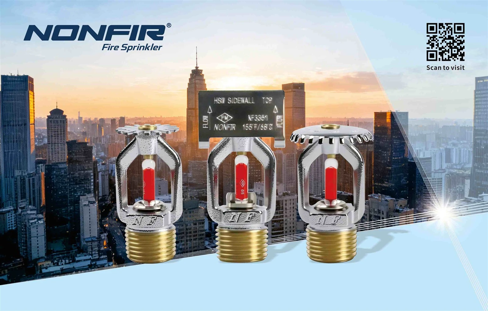 Conozca los rociadores aprobados-NONFIR FM en Intersec Dubai 2026|Stand 7-A13B